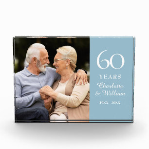 Bloque Para Fotos 60º Aniversario de Bodas de Diamante Elegante