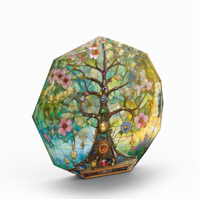 Bloque Para Fotos 7 Chakra Blossoming Tree Of Life (Izquierda)