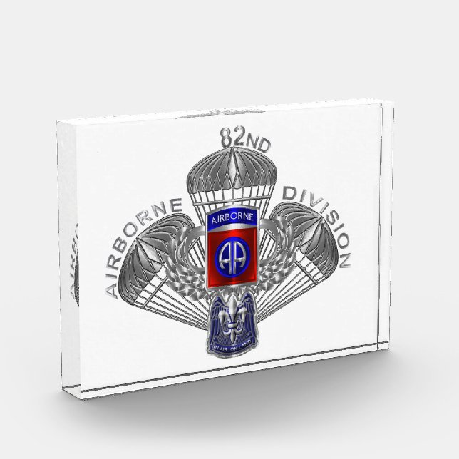 Bloque Para Fotos 82.º Personalizado de la División Aérea Chutes (Izquierda)