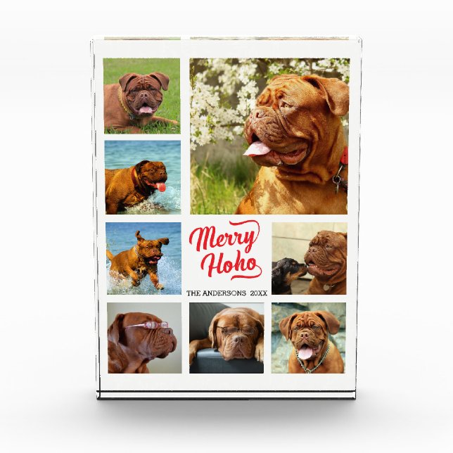 Bloque Para Fotos 8 Navidades Personalizados de la familia de imágen (Anverso)