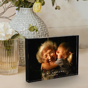 Bloque Para Fotos A mi abuela Personalizado