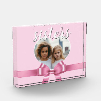 Bloque Para Fotos A personalized heart template - sisters