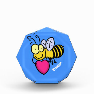 Bloque Para Fotos Abeja graciosa y linda con ilustracion personaliza