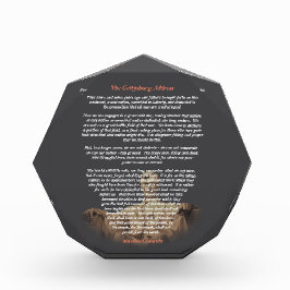 Bloque Para Fotos Abraham Lincoln - El discurso de Gettysburg