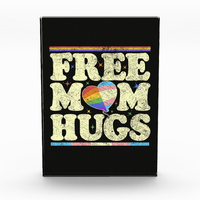 Bloque Para Fotos Abrazos de Mamá Gratis Orgullo Lgbt (Anverso)