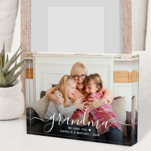 Bloque Para Fotos Abuela   Te queremos, cariño
