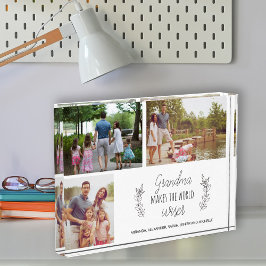 Bloque Para Fotos Abuela tu regalo del día de los abuelos del collag