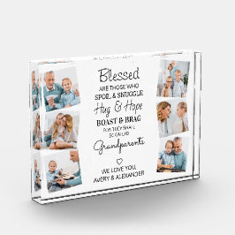 Bloque Para Fotos Abuelos Bendecidos citan 6 collage de imágenes