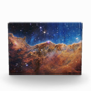 Bloque Para Fotos Acantilados cósmicos Telescopio web Carina Nebula 