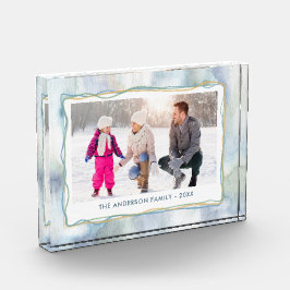 Bloque Para Fotos Acuarela de invierno | 2 Navidades de fotografía