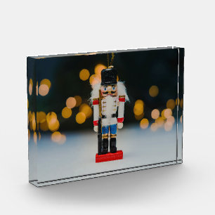 Bloque Para Fotos Adorno clásico de Navidad cascanueces de SlipperyJ