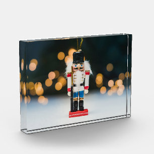Bloque Para Fotos Adorno clásico de Navidad cascanueces de SlipperyJ