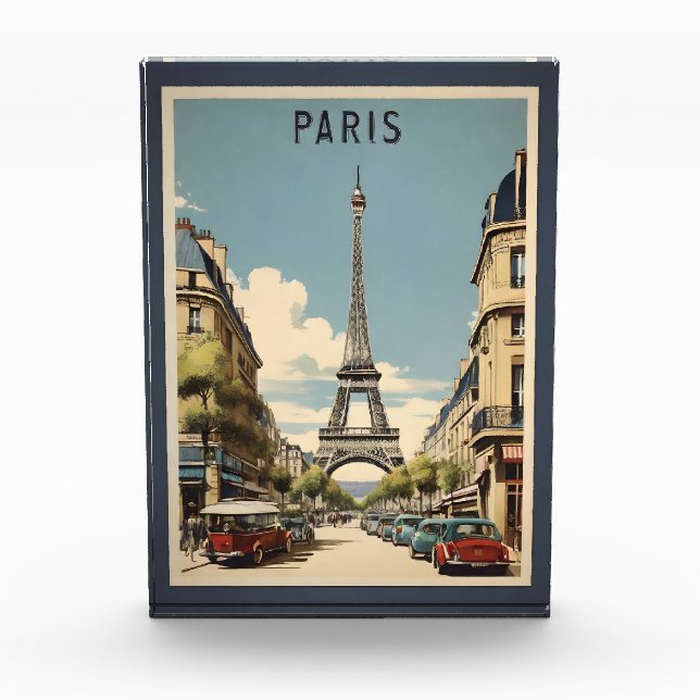 Bloque Para Fotos Afiche de París (Anverso)
