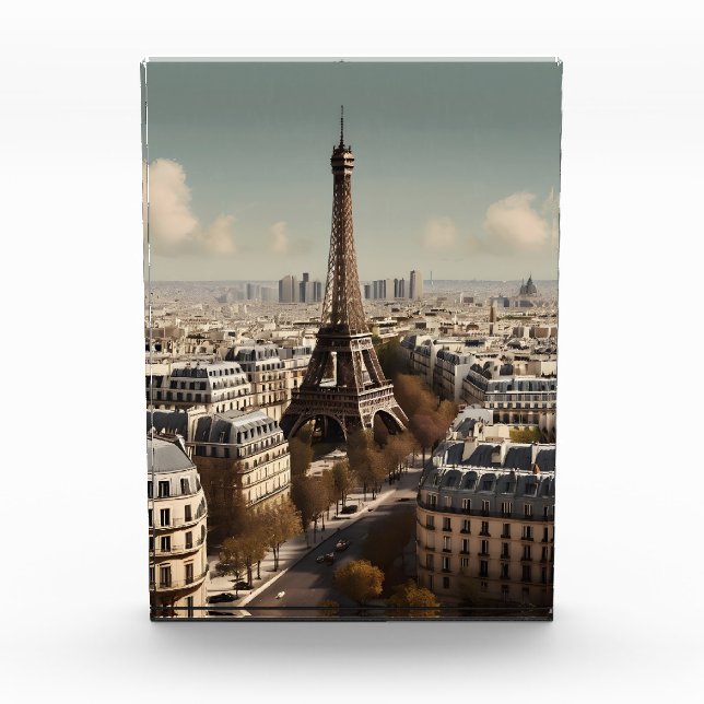 Bloque Para Fotos Afiche de París (Anverso)