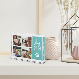 Bloque Para Fotos Aguamarina | Collage de Papeleo de Perro Mom