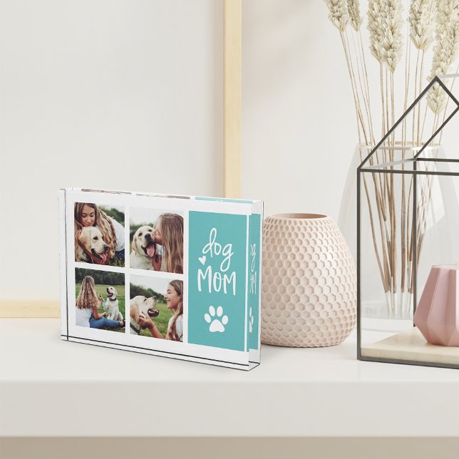 Bloque Para Fotos Aguamarina | Collage de Papeleo de Perro Mom (Subido por el creador)