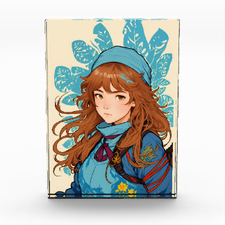 Bloque Para Fotos Ahana Soñadora Chica Senderista Anime Arte Botánic