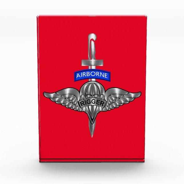 Bloque Para Fotos Airborne Rigger Dagger personalizado  (Anverso)