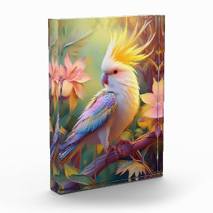 Bloque Para Fotos Ala irlandesa Cockatiel Fantasy Bird