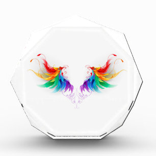 Bloque Para Fotos Alas del arco iris fluidas