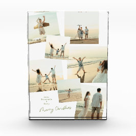 Bloque Para Fotos Álbum Mínimo Elegante Feliz Navidad Multi 8