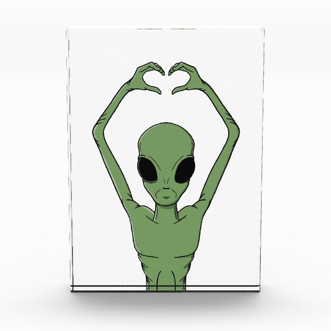 Bloque Para Fotos Alien Heart Pose (Anverso)