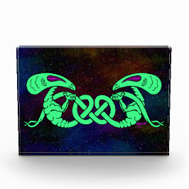 Bloque Para Fotos Aliens Entwined (Aliens and Celtic Knot)