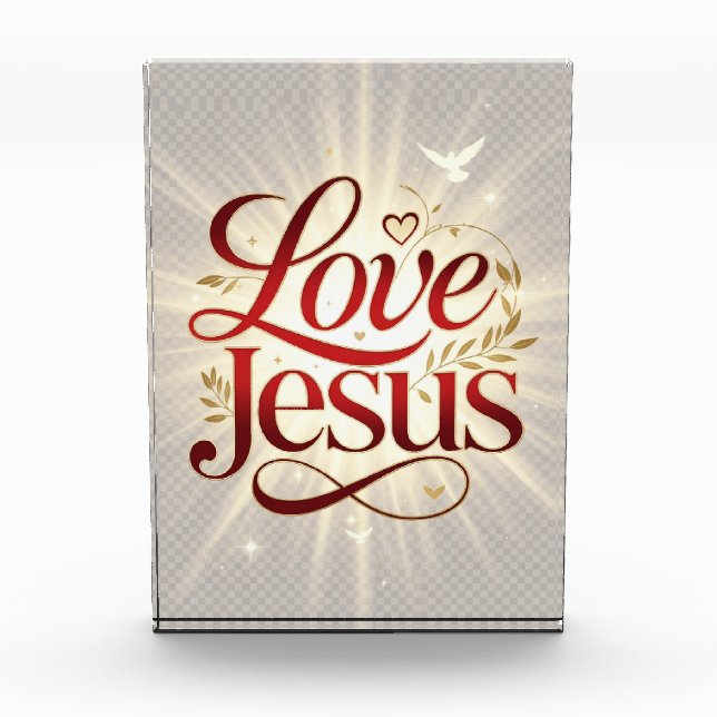 Bloque Para Fotos Ama a Jesús (Anverso)