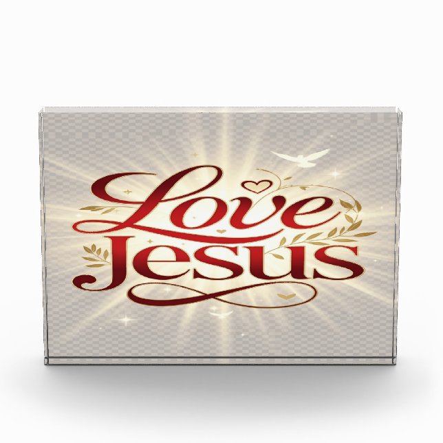 Bloque Para Fotos Ama a Jesús (Anverso)