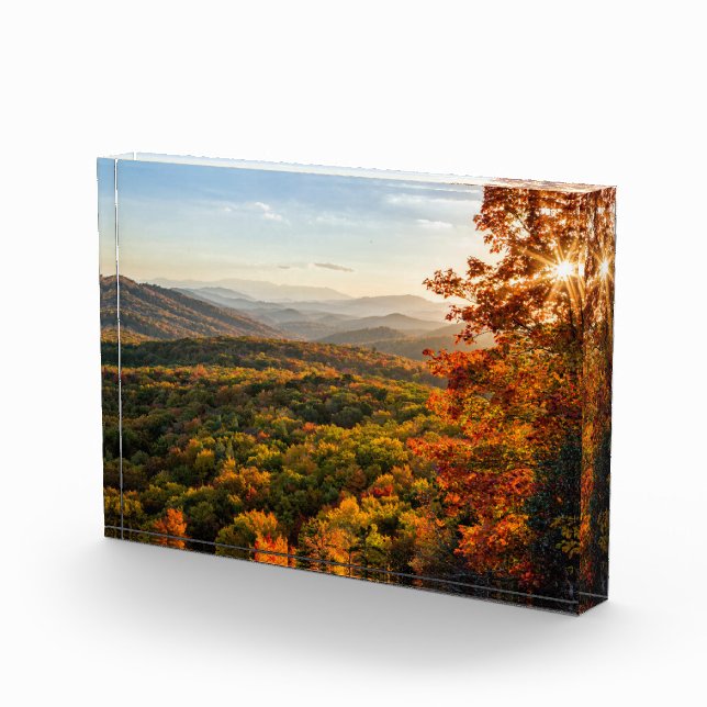 Bloque Para Fotos Amanecer de otoño | Carolina del Norte (Derecha)