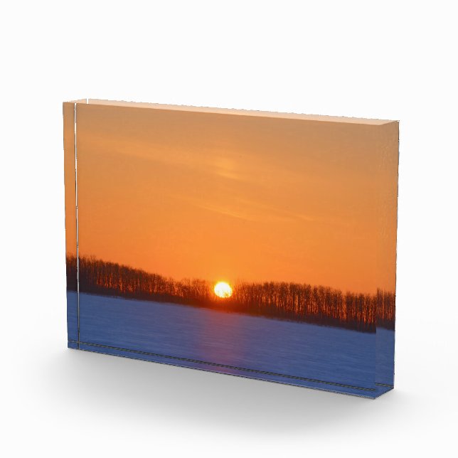 Bloque Para Fotos Amanecer sobre la pradera | Manitoba, Canadá (Derecha)