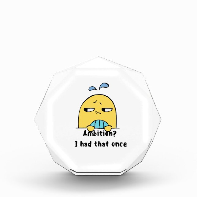 Bloque Para Fotos "Ambition? I had that once" (Anverso)