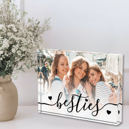 Bloque Para Fotos Amigas Modernas y Elegantes Mejores Amigas