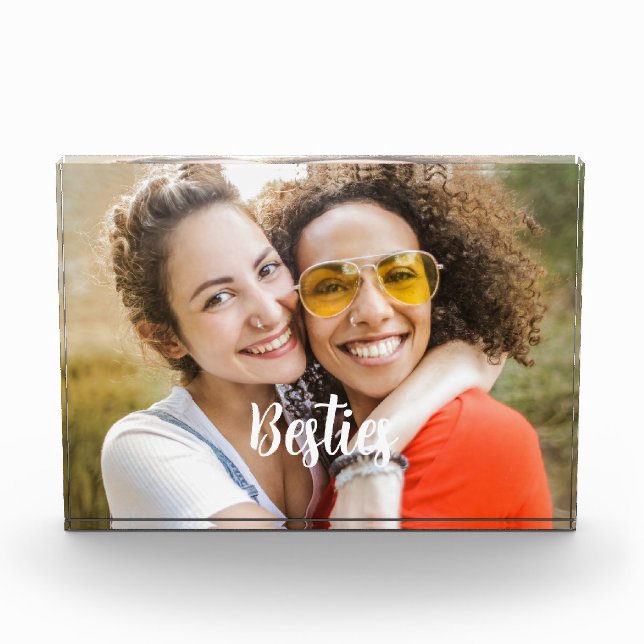 Bloque Para Fotos Amigos fotográficos con guión de Besties (Anverso)