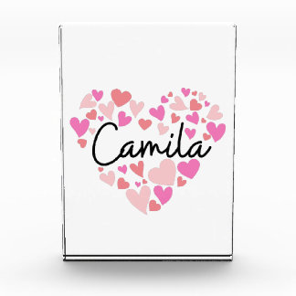Bloque Para Fotos Amo a Camila