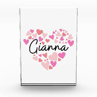Bloque Para Fotos Amo a Gianna