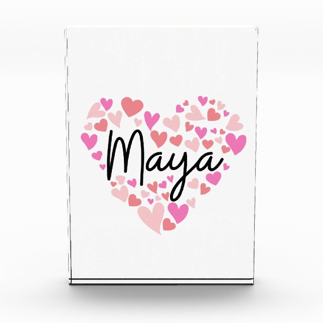 Bloque Para Fotos Amo a Maya (Anverso)