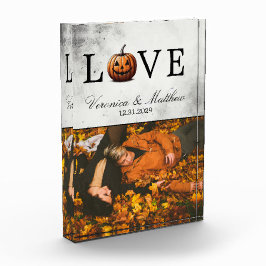 Bloque Para Fotos Amor Calabaza