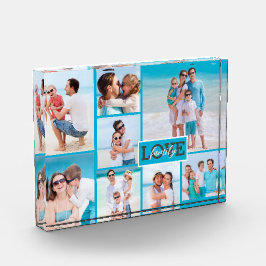 Bloque Para Fotos Amor familiar 8 Photo Beach Blue Modern