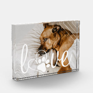 Bloque Para Fotos Amor por la vida mascota Papel Imprimir guión de