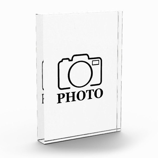 Bloque Para Fotos Añadir Boda fotográfico personalizado moderno eleg (Izquierda)