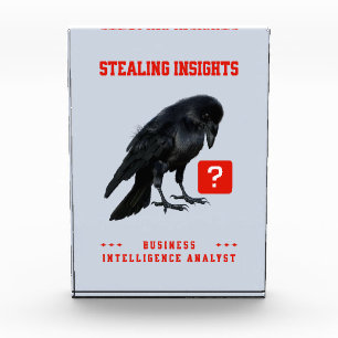 Bloque Para Fotos Analista de Inteligencia Comercial Crow