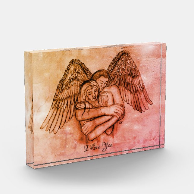 Bloque Para Fotos Angel Eros en el amor, te amo (Izquierda)