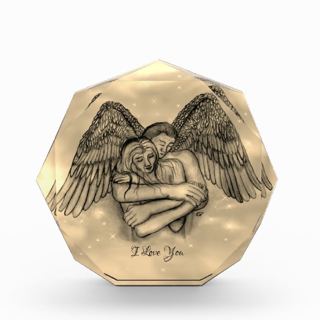 Bloque Para Fotos Angel Eros en el amor, te amo (Anverso)