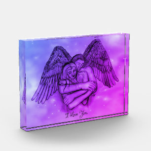 Bloque Para Fotos Angel Eros en el amor, te amo