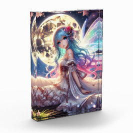 Bloque Para Fotos Anime Chica Moon Fairy Princess in Garden