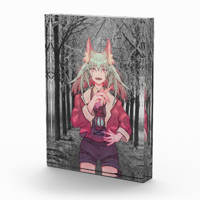 Bloque Para Fotos Anime, V Tuber VTuber, snow (Derecha)