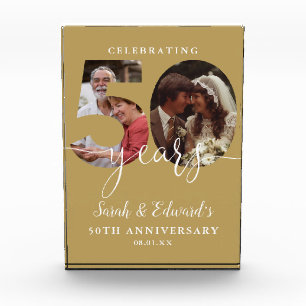 Bloque Para Fotos Aniversario de Bodas de Oro 2 