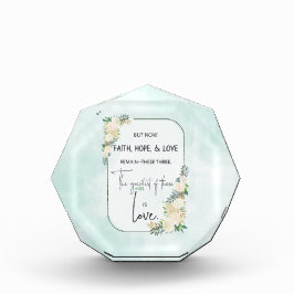 Bloque Para Fotos Aniversario del Boda religioso Fe Esperanza Amor