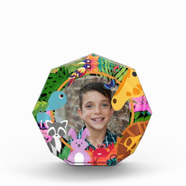 Bloque Para Fotos Aniversario del Safari de la Selva Animal Zoológic (Anverso)